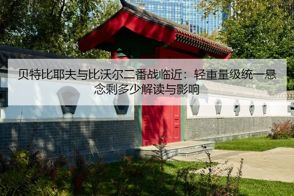 贝特比耶夫与比沃尔二番战临近：轻重量级统一悬念剩多少解读与影响